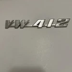 Vintage Vw 412 Volkswagen Emblem Nameplate Badge 415853687B. Fixed Price $26.95.
