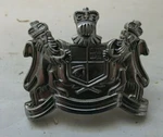 Vintage Car Emblem Badge Name Plate Fomoco Ford Lions Silver 71A926. Fixed Price $6.67.