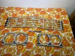 1967 Impala Complete Head Light Grills Ss Emblem F2 Chevrolet Gm Vintage. Fixed Price $220.00.
