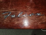 1963 Ford Falcon Script Fender Quarter Panel Emblems Nameplate C3DB-62291A36-B. Fixed Price $40.00.