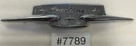 1949 Pontiac Hood Emblem Ornament Badge Has Pitting Part No. 511667 #7789. Fixed Price $33.59.