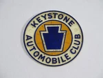 Vintage Keystone Automobile Club Hard Plastic Emblem. Fixed Price $14.00.
