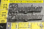 (2) Ford Mercury Brougham Emblems D3MB 5350400 Ab 4799. Fixed Price $15.00.
