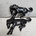 2 Vintage Genuine Ford Oem Bronco Matte Black Emblems KBC800410 Bucking Horse. Fixed Price $65.00.