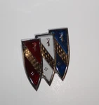 Nos? Buick 1964 65 Lesabre Electra Wildcat Front Grill Tri Shield Emblem 136457. Fixed Price $150.00.