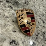 Genuine Porsche Hood Car Emblem Stuttgard 991.559.211.00. Fixed Price $75.00.