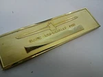1978 1979 Ford Thunderbird Diamond Jubilee Gold Dash Owner's Plaque. Fixed Price $100.00.