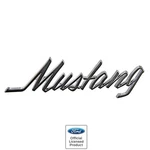 1969 1973 Fender Trunk Emblem "mustang" Script Chrome Metal EM3653. Fixed Price $35.99.