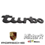 Porsche 911 Turbo Script Emblem Black 964 Genuine Oe #9305593170270C. Fixed Price $172.50.