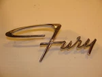 1963 Plymouth Fury Fender Emblem Oem #2417200. Fixed Price $79.96.
