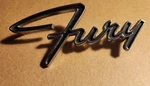 Vintage Plymouth "fury" Fender Metal Emblem 1965-1967 #2524 233. Fixed Price $20.00.