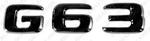 Gloss Black Trunk Lid Emblem Badge Logo Letters For Mercedes-benz G63 Amg W463. Fixed Price $114.99.