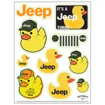 Sticker Sheet- Jeep Duck. Fixed Price $12.50.