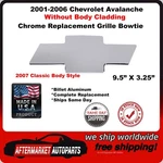 2001-2006 Chevrolet Avalanche Without Cladding Aluminum Grille Bowtie 96183C. Fixed Price $99.99.