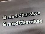 93-98 Jeep Grand Cherokee Oem 55295445 Gold Metal Emblem Pair Set Front Fender. Fixed Price $17.80.