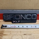 92-96 Ford Bronco Xlt Fender Emblem Badge (1) Oem F4TB-16B114-KA Driver Quality. Fixed Price $25.90.
