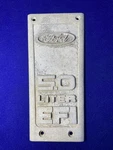Vintage Ford 5.0 Liter Efi Intake Top Plate Plaque Emblem E8AE-9E434-AA. Fixed Price $23.90.
