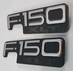 97-03 Ford Truck F150 Xlt Emblems Pair Oem Silver Letters. Fixed Price $30.95.