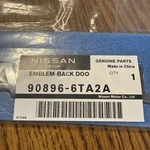 Genuine Nissan 2022-2024 Pathfinder Nameplate 90896-6TA2A Platinum Oem New. Fixed Price $69.99.