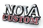 New Nova Custom Emblem W/chrome Trim 1975-1979 Chevy Front Fender & Trunk Deck. Fixed Price $55.99.
