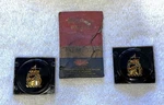 Nos Mopar 1953 Plymouth Quarter Belt Emblems Medallions Pair Cambridge Cranbrook. Fixed Price $99.99.