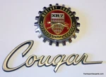1969-70 Mercury Cougar Trunk Lid & XR7 Sail Panel Emblems. Fixed Price $89.95.