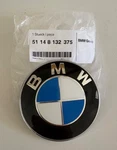 Bmw Roundel Hood Trunk Emblem Oem 51 14 132 375 (82MM/3.25 Inch Diameter). Fixed Price $35.00.