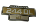 Volvo 244DL 2.1 Sedan Fender Side Metal Emblem Genuine Oem 1978. Fixed Price $31.45.