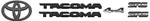 Genuine Toyota 2024 + Tacoma SR5 Matte Black Emblem Overlay Set PT948-35244-02. Fixed Price $134.40.