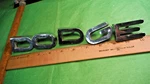 CC28 Dodge Hood Nose Fender Letter Emblems Vintage 1960S #1783467-70 Power Wagon. Fixed Price $229.99.