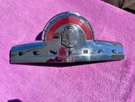 1947 Pontiac Streamliner Torpedo Six Eight Mint Used Grille Header Hood Emblem. Fixed Price $695.00.