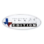 United Pacific 11017 Emblem, Chrome, Oval, "texas Edition". Fixed Price $61.73.