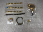 Cadillac Deville Gold Emblem 2000 - 2002 Package Hood Ornament Wreath And Crest. Fixed Price $475.00.