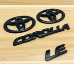 New Gloss Black Overlay Emblem Fit Toyota Corolla 2020-2025 PT948-02201-02.. Fixed Price $18.96.
