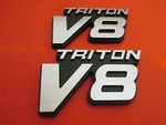 1999-2004 Ford F250 F350 Triton V8FENDER Emblem Badge Logo 2000 2001 2002 2003. Fixed Price $35.99.