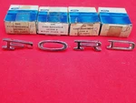 65 66 Mustang Nos Hood Letter Set "f D" Pin Style C4OZ 6240282 A-b-c-d. Fixed Price $249.00.