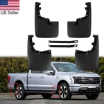 4X Black Splash Guards Mud Flaps W/ Hardware Ford F-150 F150 2021-2024. Fixed Price $59.99.