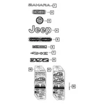 For Jeep Wrangler 2021-2024 Mopar 68526221AA Fender Front Medallion. Fixed Price $94.22.