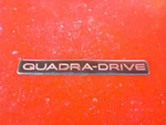 Oem Used Mopar 01-04 Jeep Grand Cherokee Nameplate Quadra Drive 55155994AB. Fixed Price $9.00.
