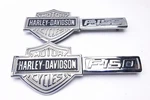 2009-2014 Ford F150 Harley Davidson Metal Fender Emblems Oem Set. Fixed Price $130.30.