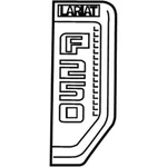 Genuine Ford Fender Emblem KC3Z-16720-AA. Fixed Price $104.35.