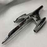 Oem Gm Chrome Lh Fender Rocket Ornament 570461L 1957 Oldsmobile Super 88 98 Sr-d. Fixed Price $80.00.