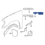 Ford F67Z16720A Front Fender Emblem. Fixed Price $16.08.