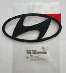 Genuine Oem Matte Black Front Hood Emblem 86300-IB000 For 24-25 Hyundai Elantran. Fixed Price $53.99.
