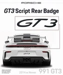 New Genuine Porsche GT3 Script Rear Badge Black 99155925190. Fixed Price $94.79.