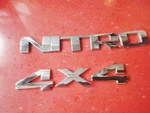Oem 07-11 Dodge 4X4 Chrome Emblem Rear Liftgate Mopar Badge Factory. Fixed Price $14.99.