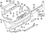 Genuine Nissan Bumper Cover Emblem 84895-6GP0A. Fixed Price $79.98.