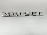 Mercedes W126 380SEC Boot Lid Badge Model Plate Type Designation 1268170915 Read. Fixed Price $112.00.