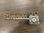 1973-80 Chevy Truck Vintage Silverado 30 Emblem Badge Metal Trim Original. Fixed Price $36.99.