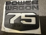 New 2021 Dodge Ram 2500 Power Wagon 75TH Anniversary Edition C Pillar. Fixed Price $50.00.